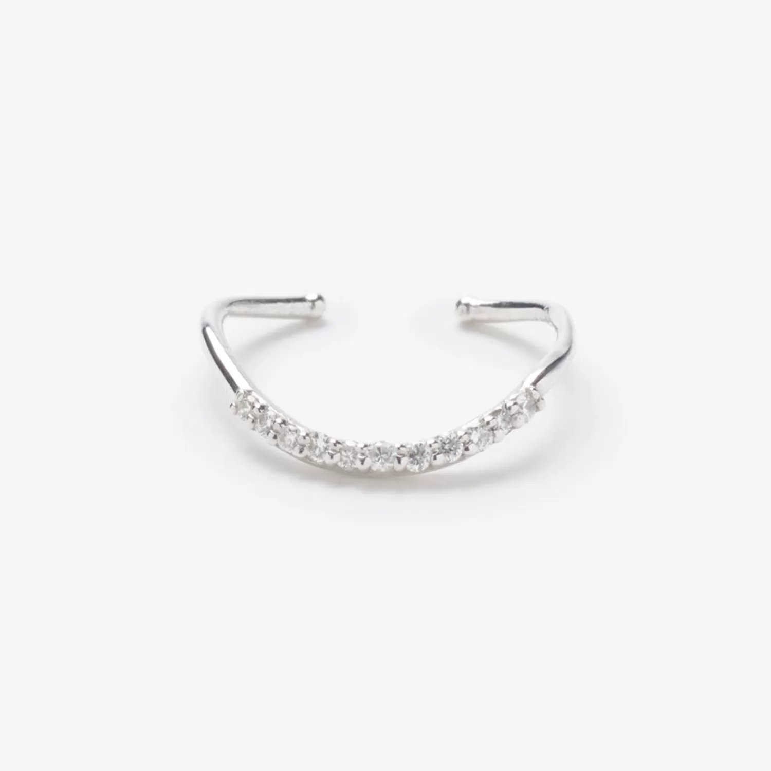 The Alkemistry Aria - 18Ct Gold, Pave Diamond Ear Cuff (Single) Outlet