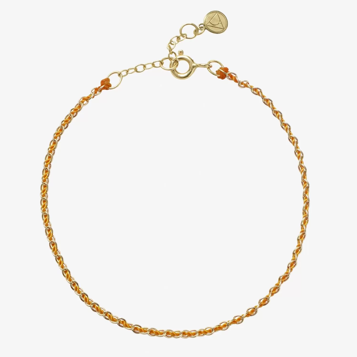 The Alkemistry Auric - 18Ct Gold, 'Happiness' Amber Woven Chain Diamond Bracelet Shop