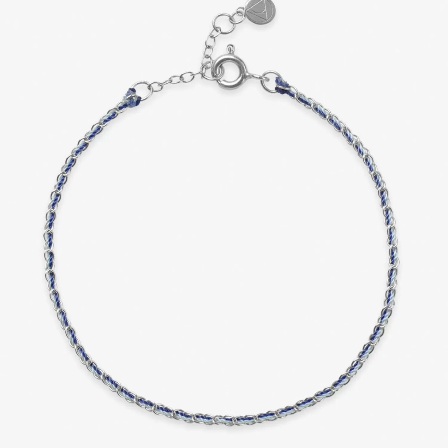 The Alkemistry Auric - 18Ct Gold, 'Nurture Blue & Turquoise Woven Chain Bracelet Sale