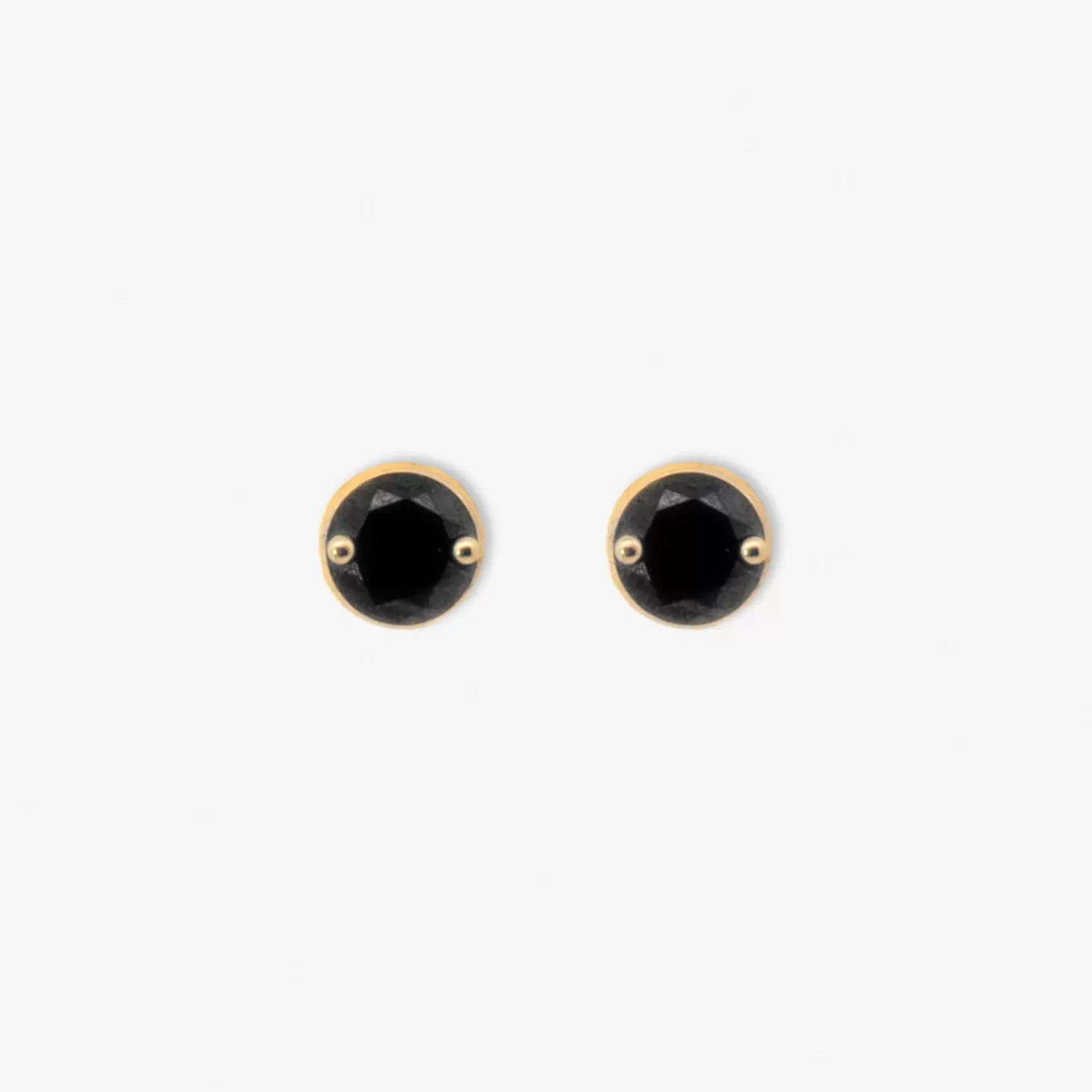 The Alkemistry Black Magic - 18Ct Gold, 0.08Ct Black Diamond Studs (Pair) Store