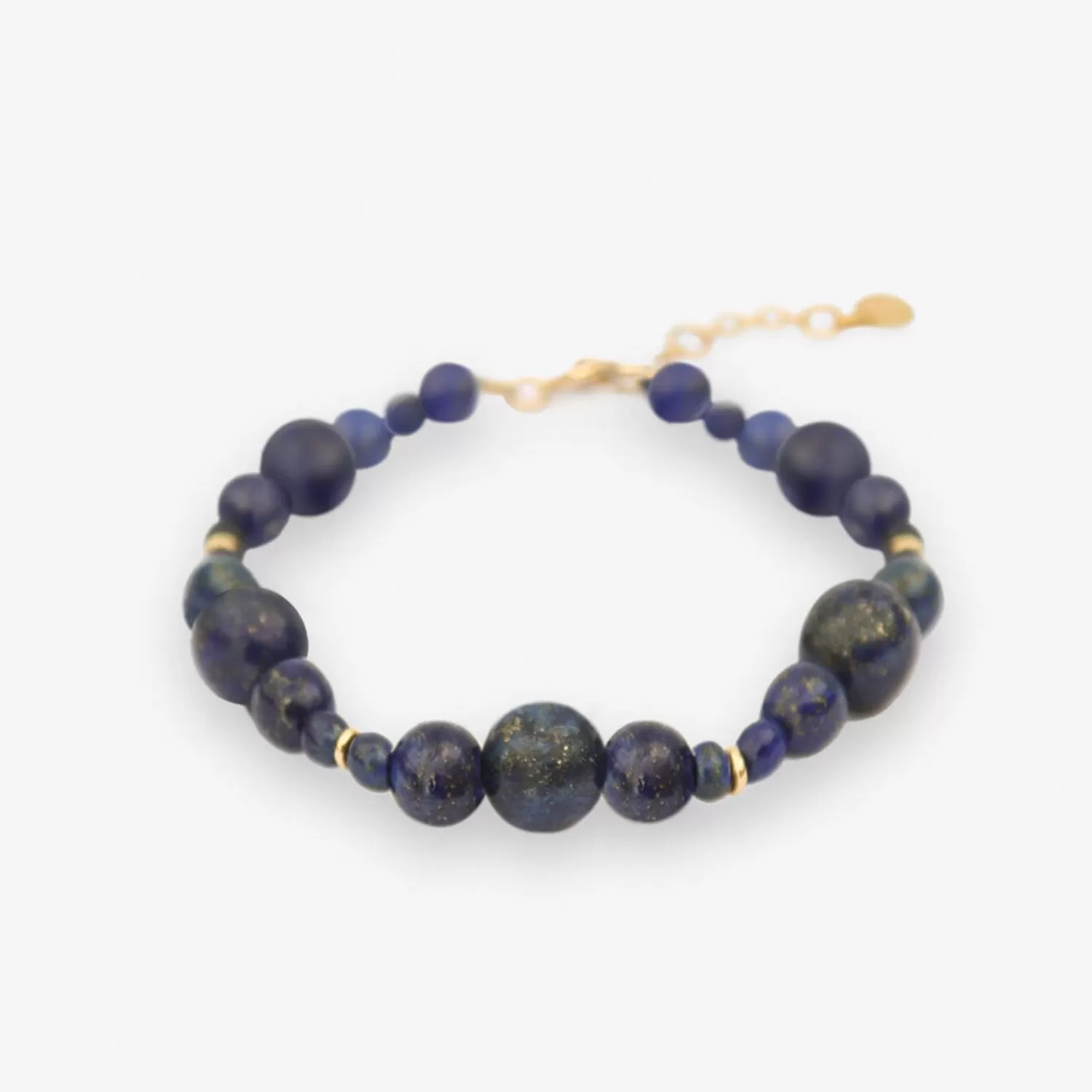 The Alkemistry Boba - 18Ct Gold, Lapis Bead Bubble Bracelet Cheap