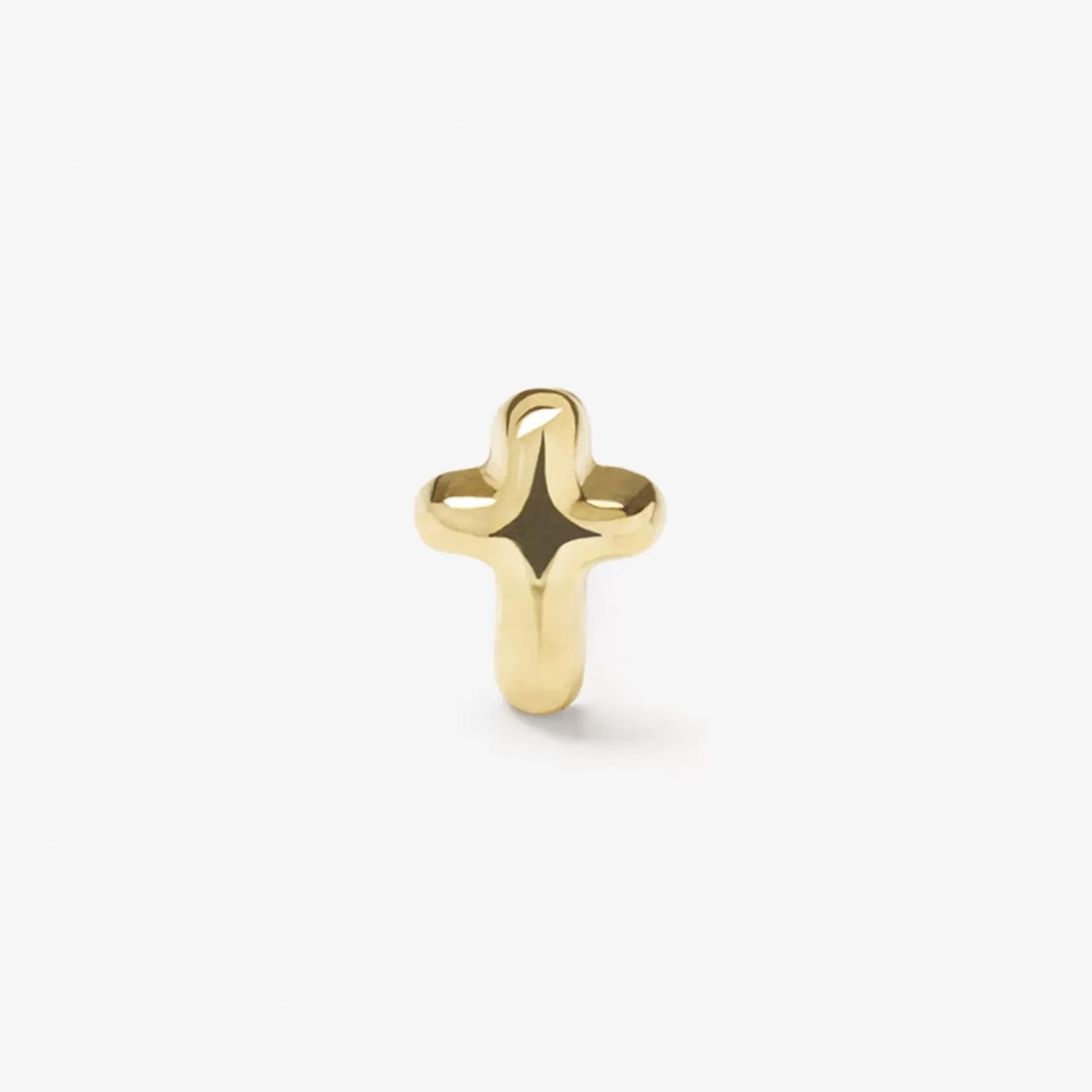 The Alkemistry Chubby - 18Ct Gold, Cross Earring (Single) Clearance