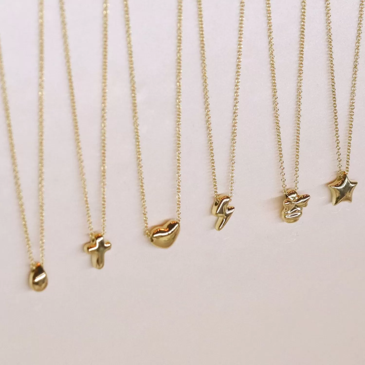 The Alkemistry Chubby - 18Ct Gold, Lightening Bolt Necklace Flash Sale