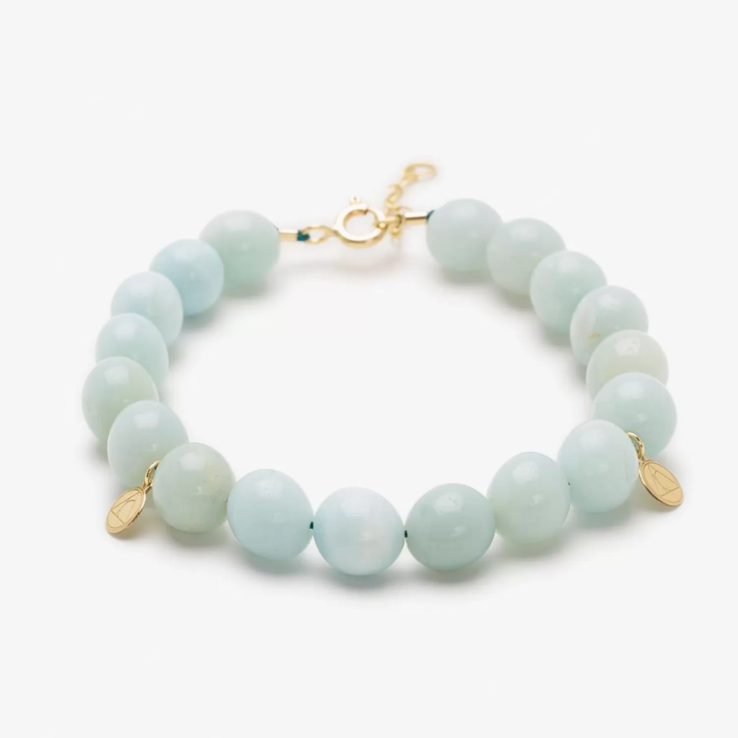 The Alkemistry Cinta - 18Ct Gold, Amazonite Bead Bracelet Flash Sale