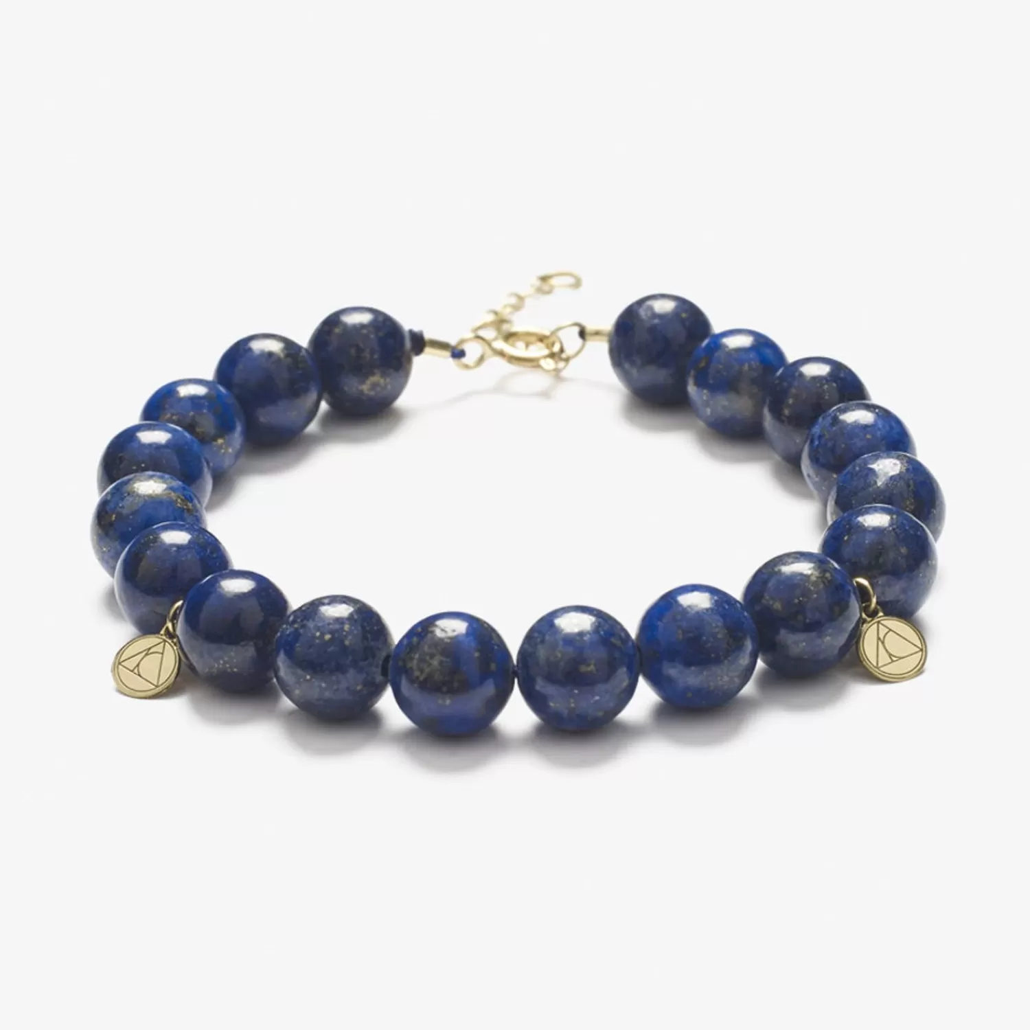 The Alkemistry Cinta - 18Ct Gold, Lapis Bead Bracelet New