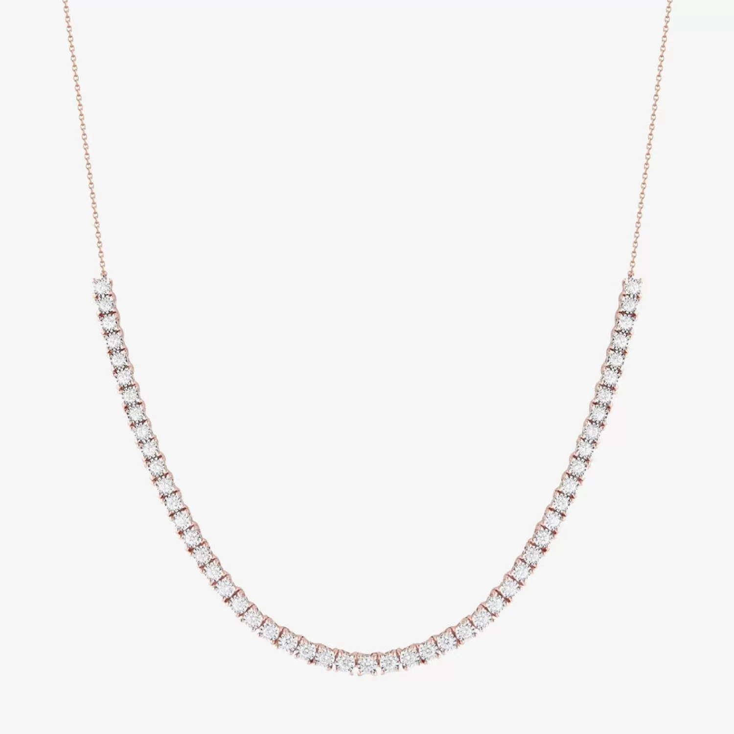 The Alkemistry Dana Rebecca - 14Ct Gold, Ava Bea Diamond Tennis Necklace Clearance