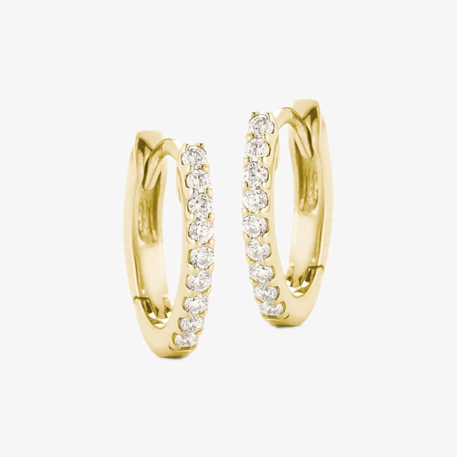 The Alkemistry Dana Rebecca - 14Ct Gold, Diamond Huggie Earrings (Pair) Cheap