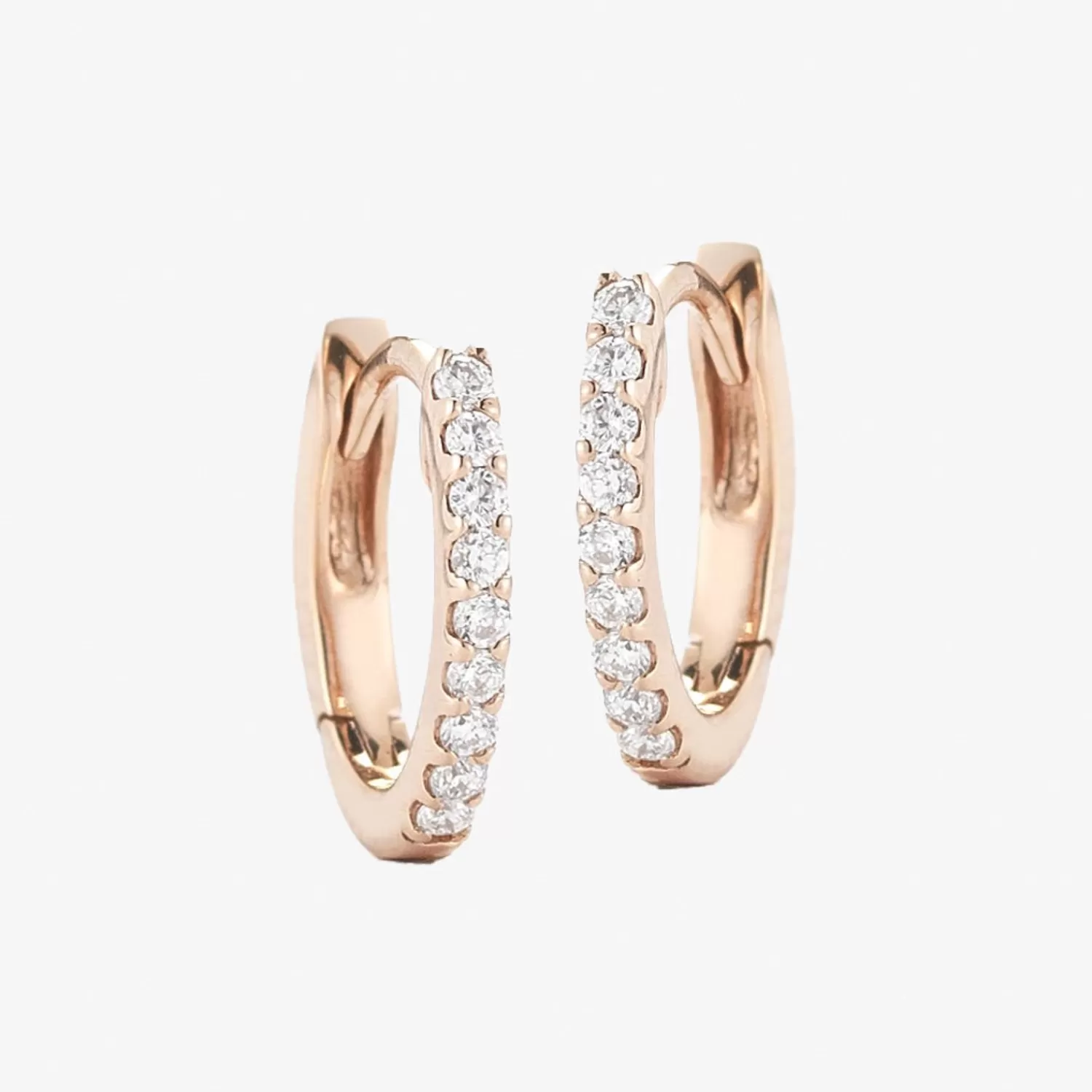 The Alkemistry Dana Rebecca - 14Ct Gold, Diamond Huggie Earrings (Pair) Shop