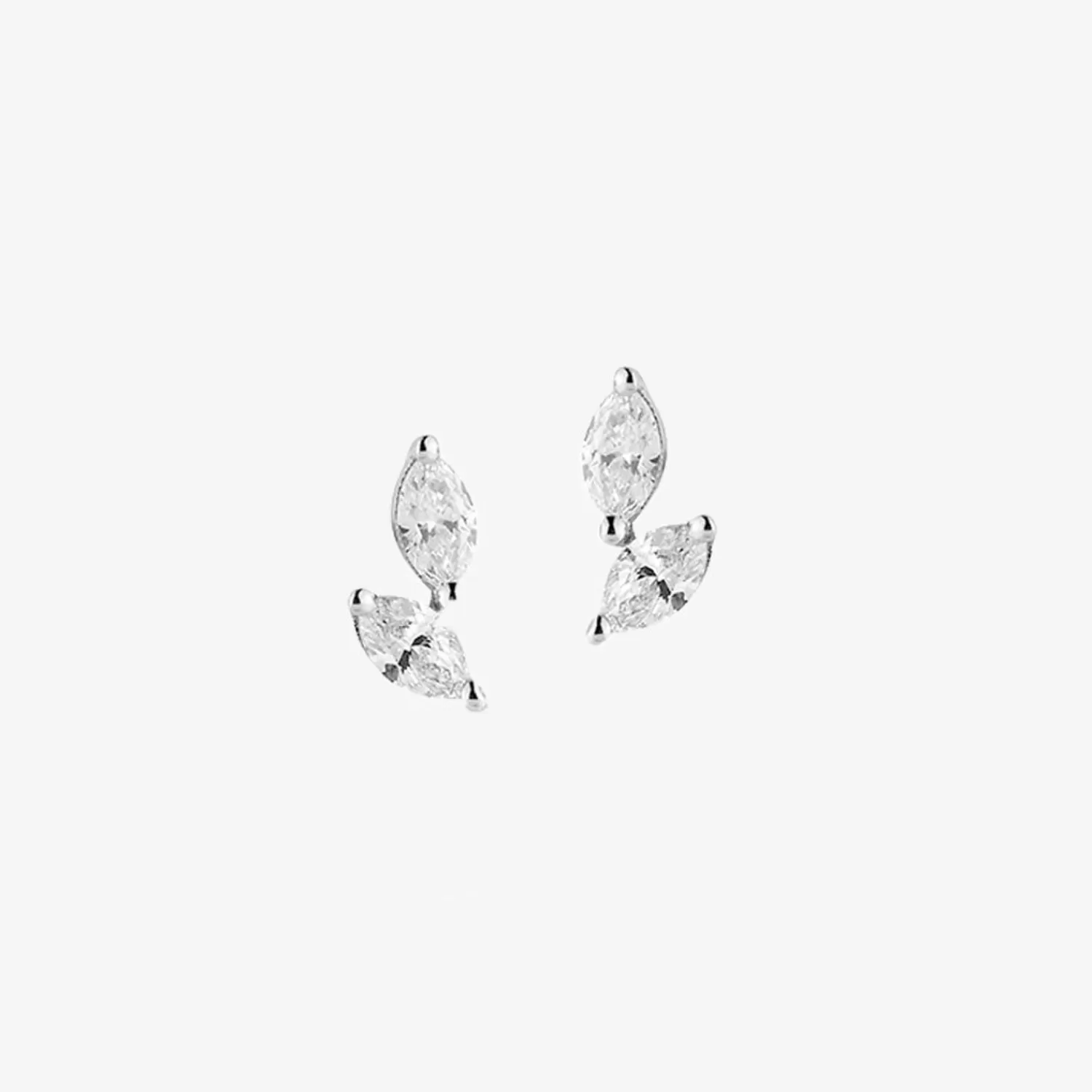 The Alkemistry Dana Rebecca - 14Ct Gold, Diamond Marquise Stud Earrings (Pair) Shop