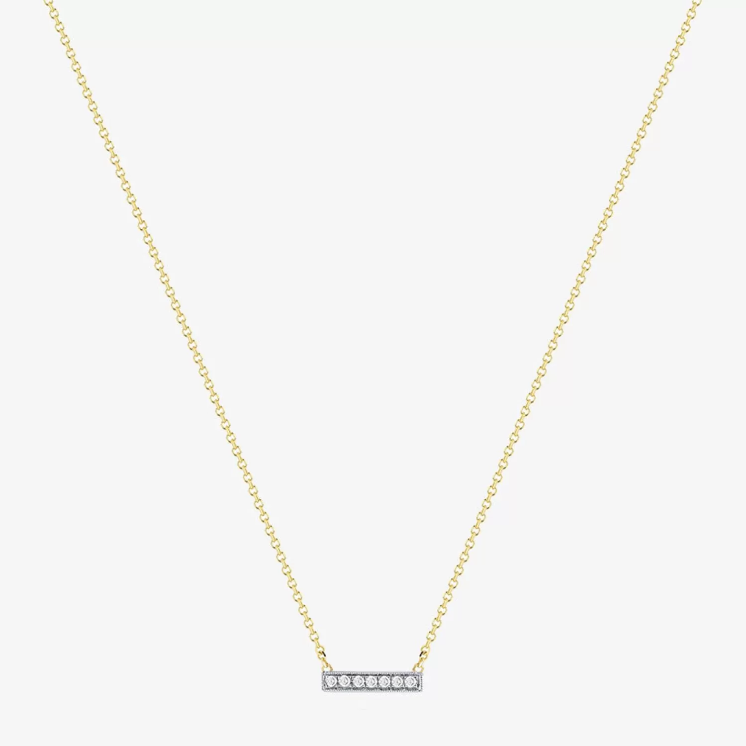 The Alkemistry Dana Rebecca - 14Ct Gold, Sylvie Rose Diamond Bar Necklace Store