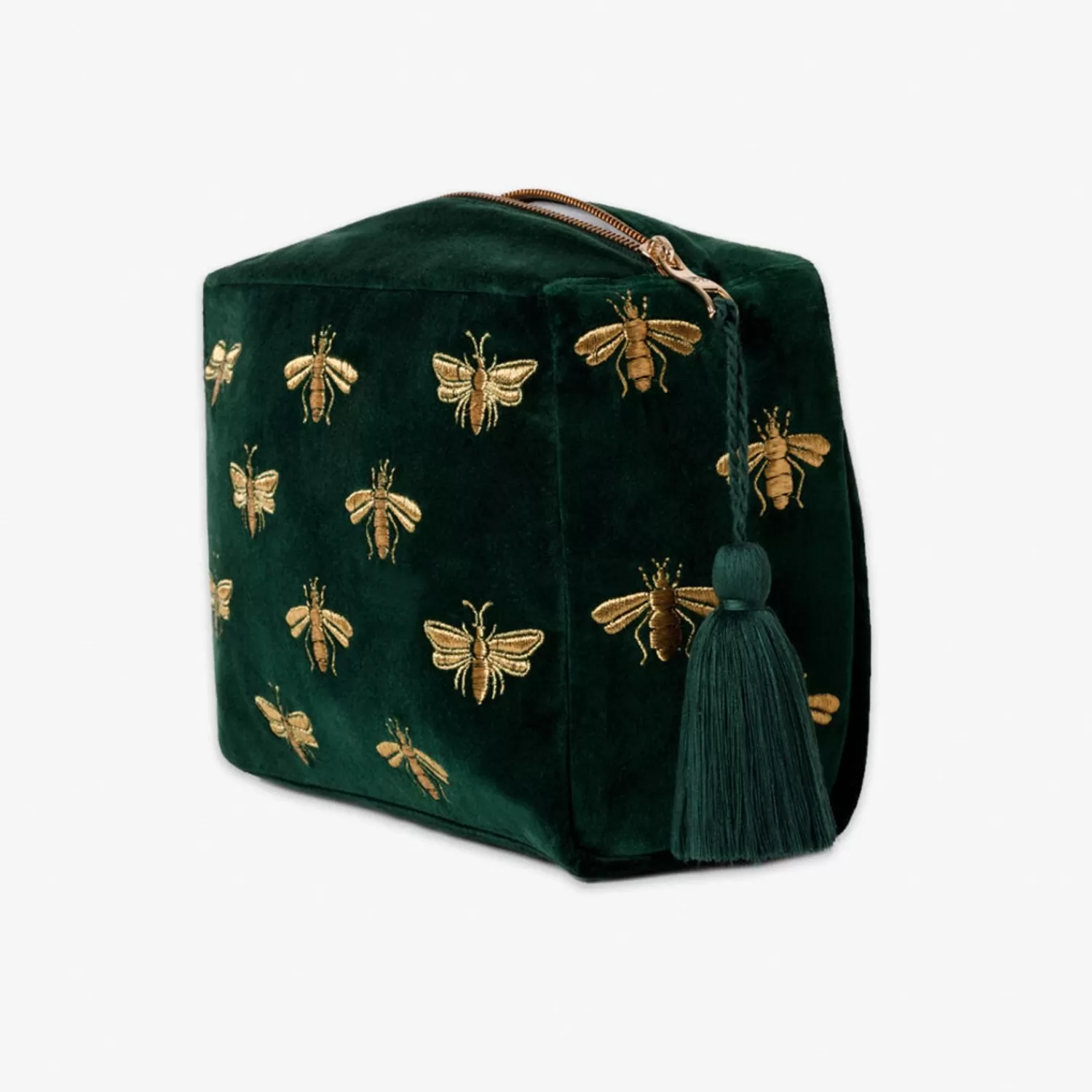 The Alkemistry Elizabeth Scarlett - Honey Bee Wash Bag Forest Green Discount