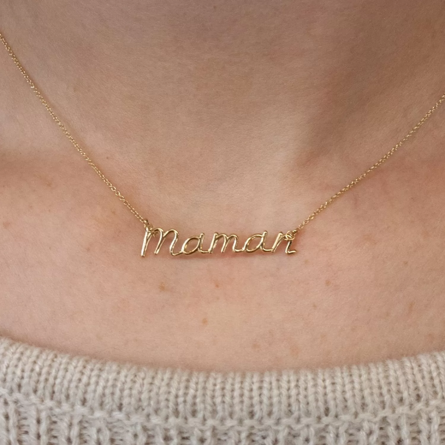 The Alkemistry It'S Mummy - 18Ct Gold, Large Maman Necklace New