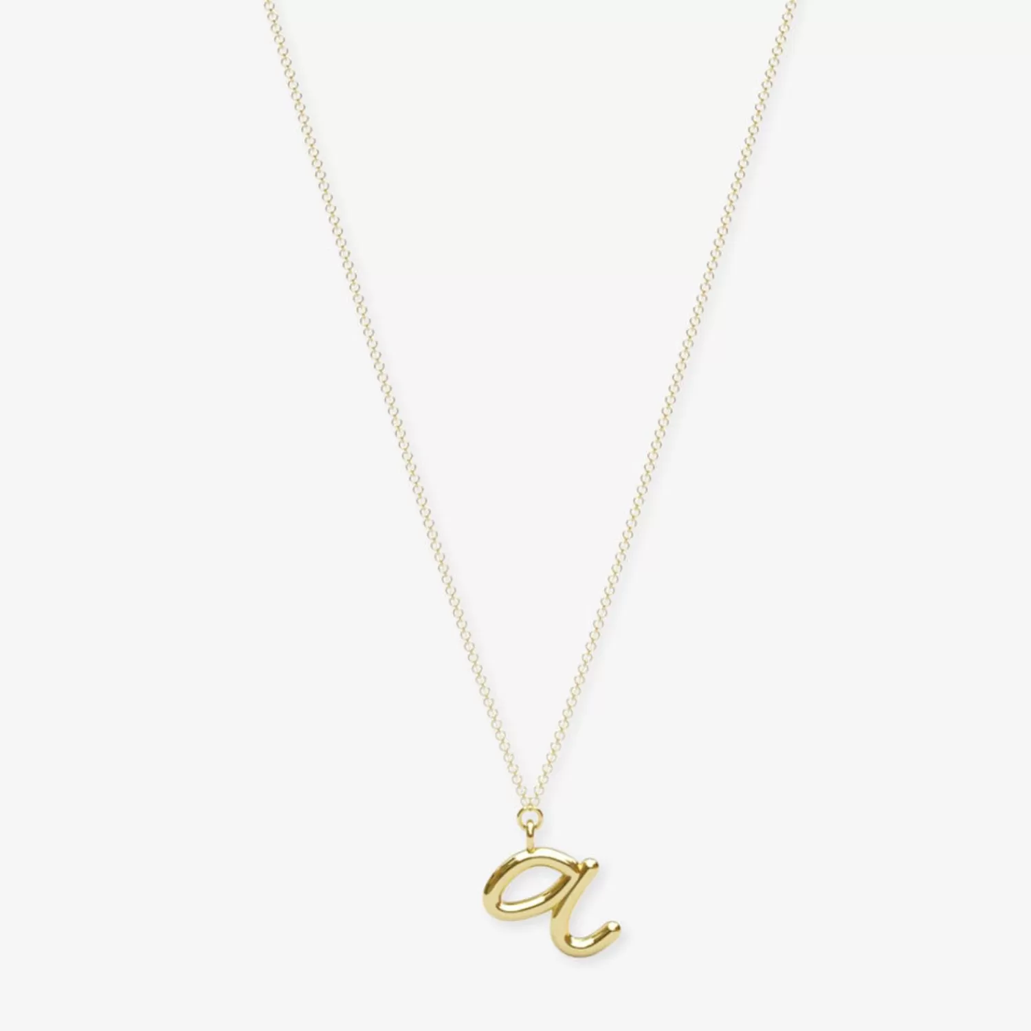 The Alkemistry Love Letter - 18Ct Gold, Initial Pendant Chain Necklace Shop