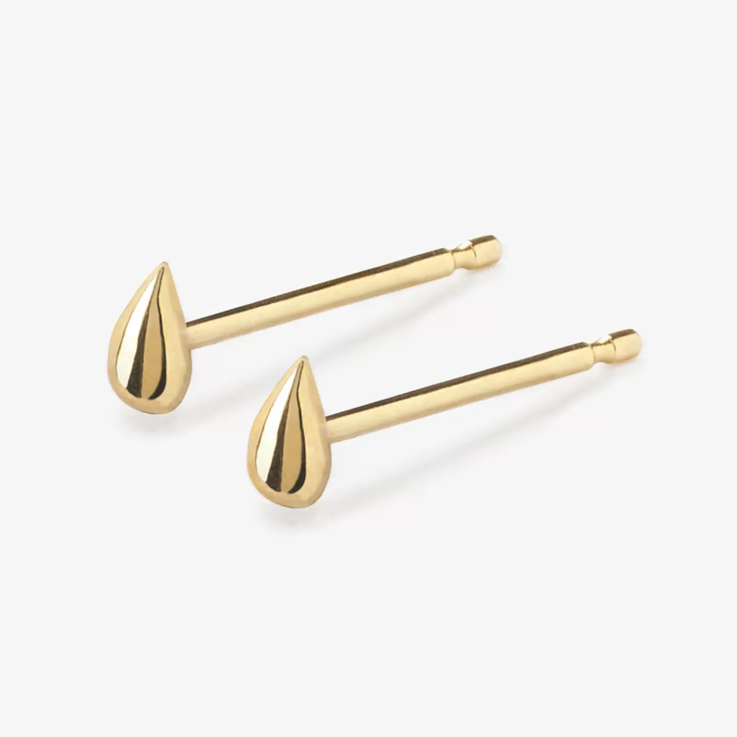 The Alkemistry Nude Shimmer - 18Ct Gold, Small Pear Stud Earring (Pair) Best Sale