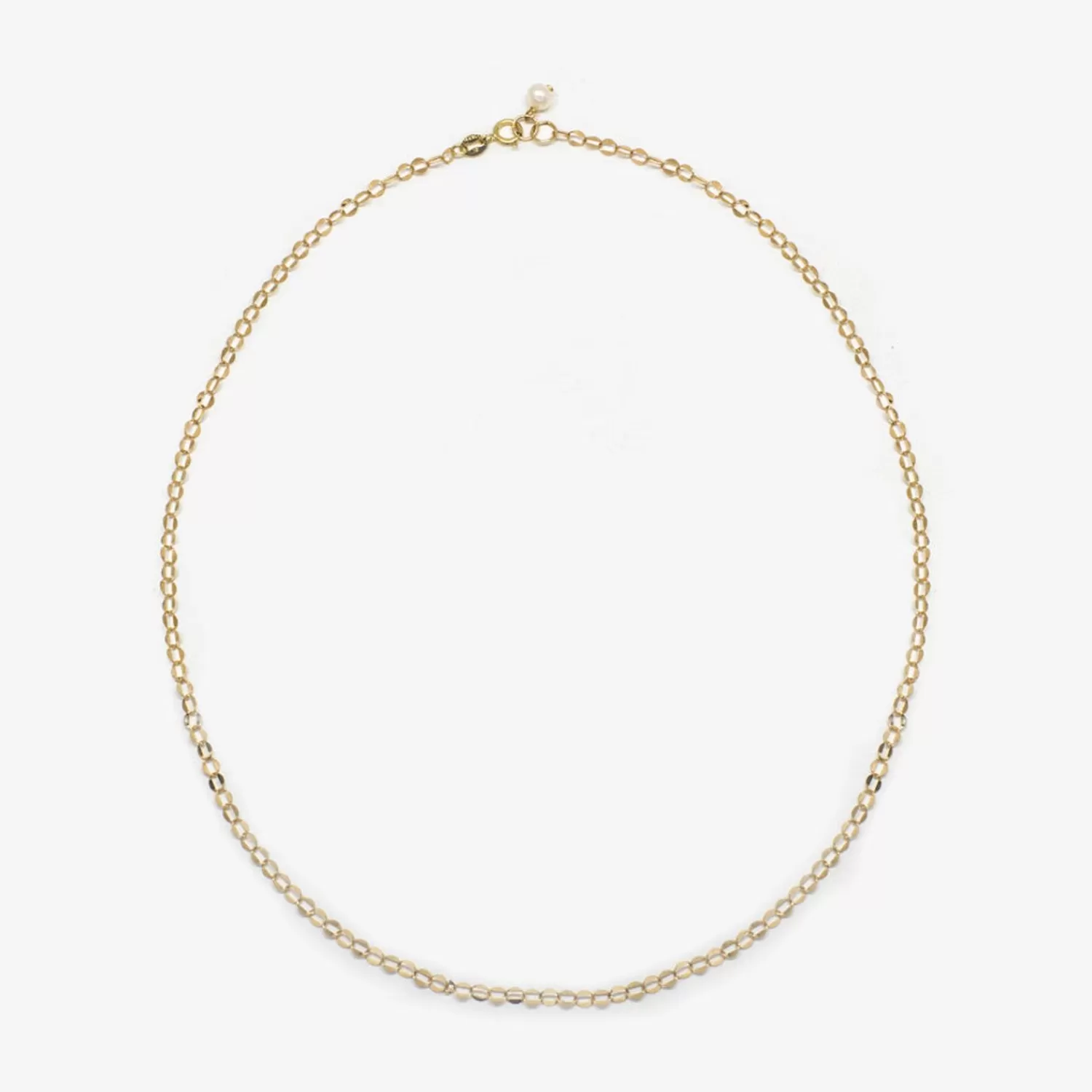 The Alkemistry Poppy Finch 14Ct Yellow Gold And Oval Shimmer Necklace Online