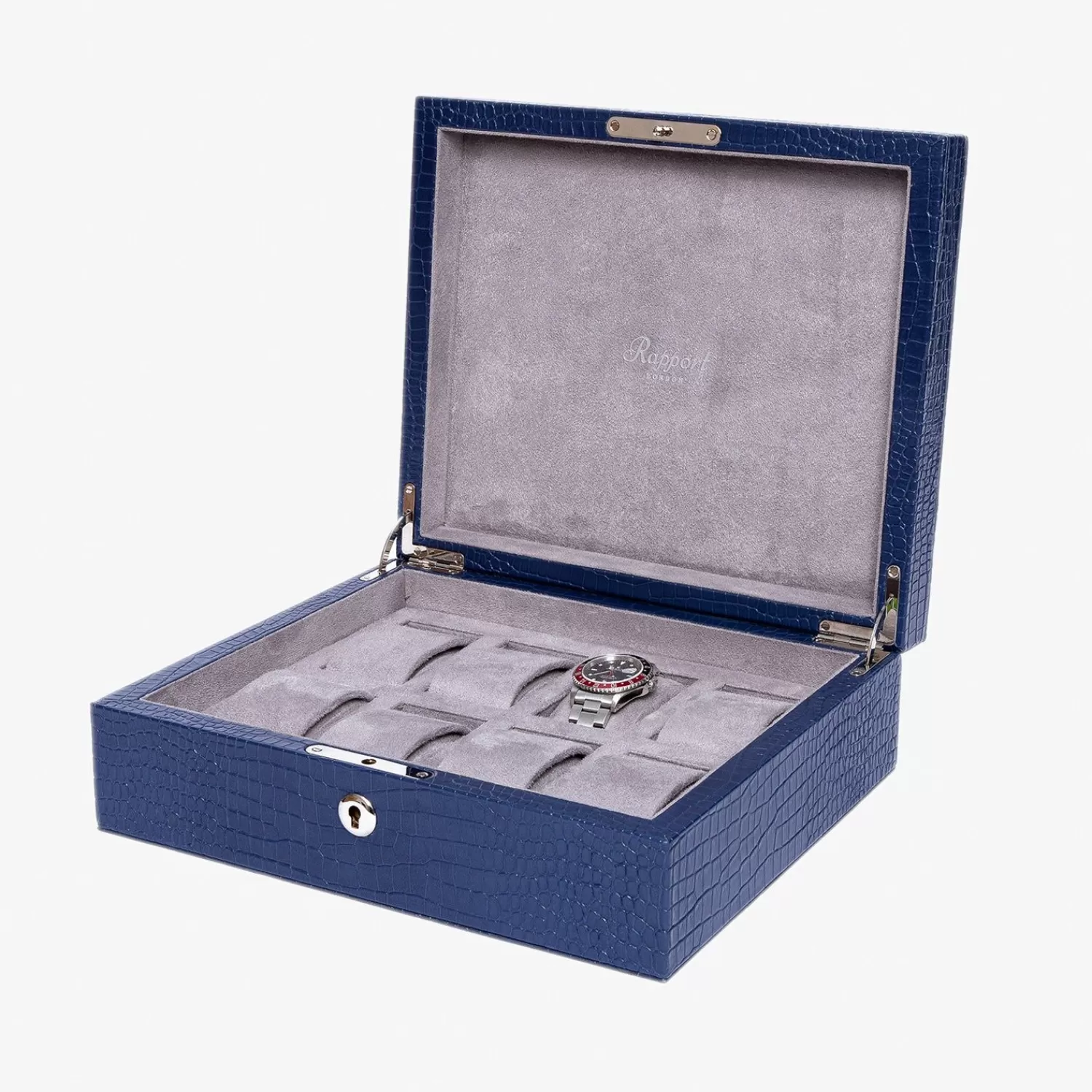 The Alkemistry Rapport Brompton Eight Watch Box - Blue Shop