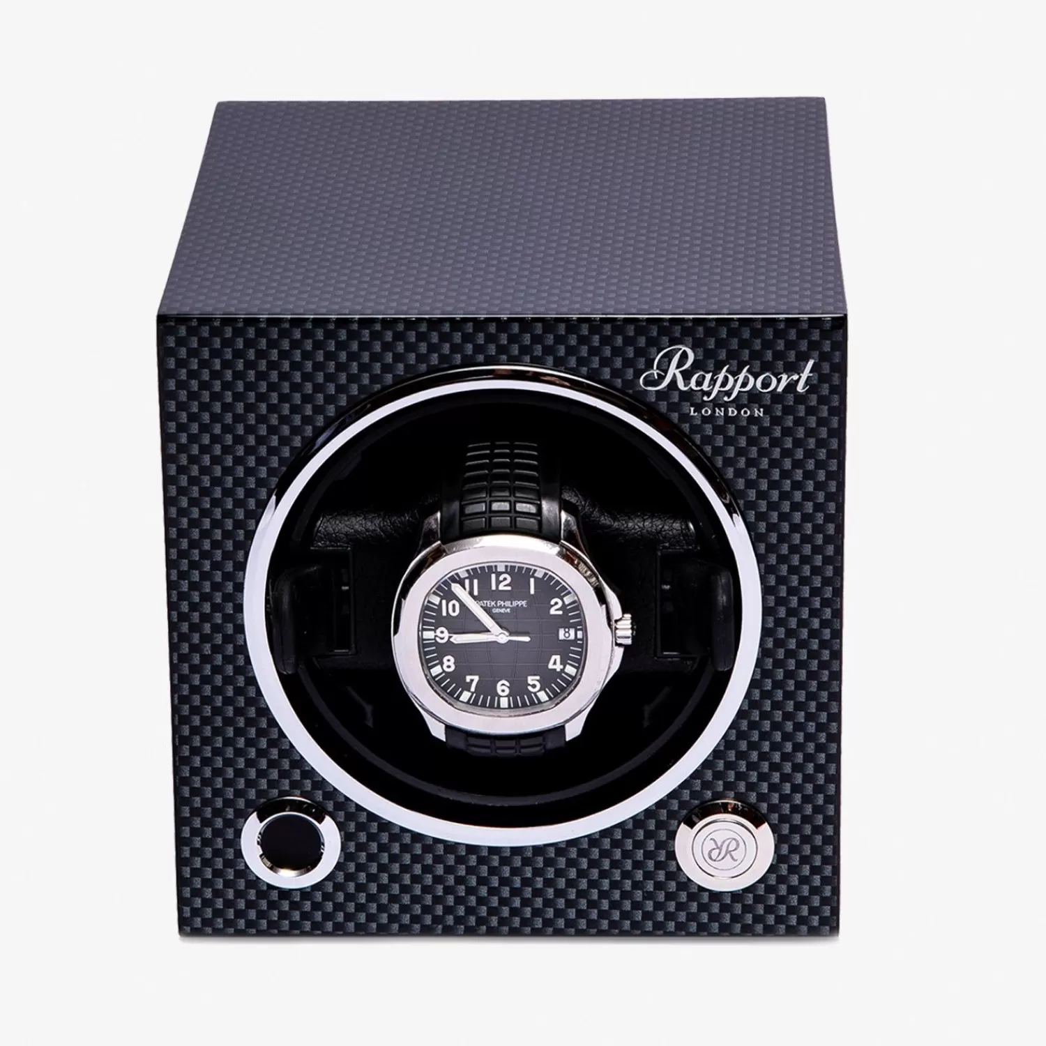 The Alkemistry Rapport Evo Single Watch Winder - Carbon Fibre Fashion