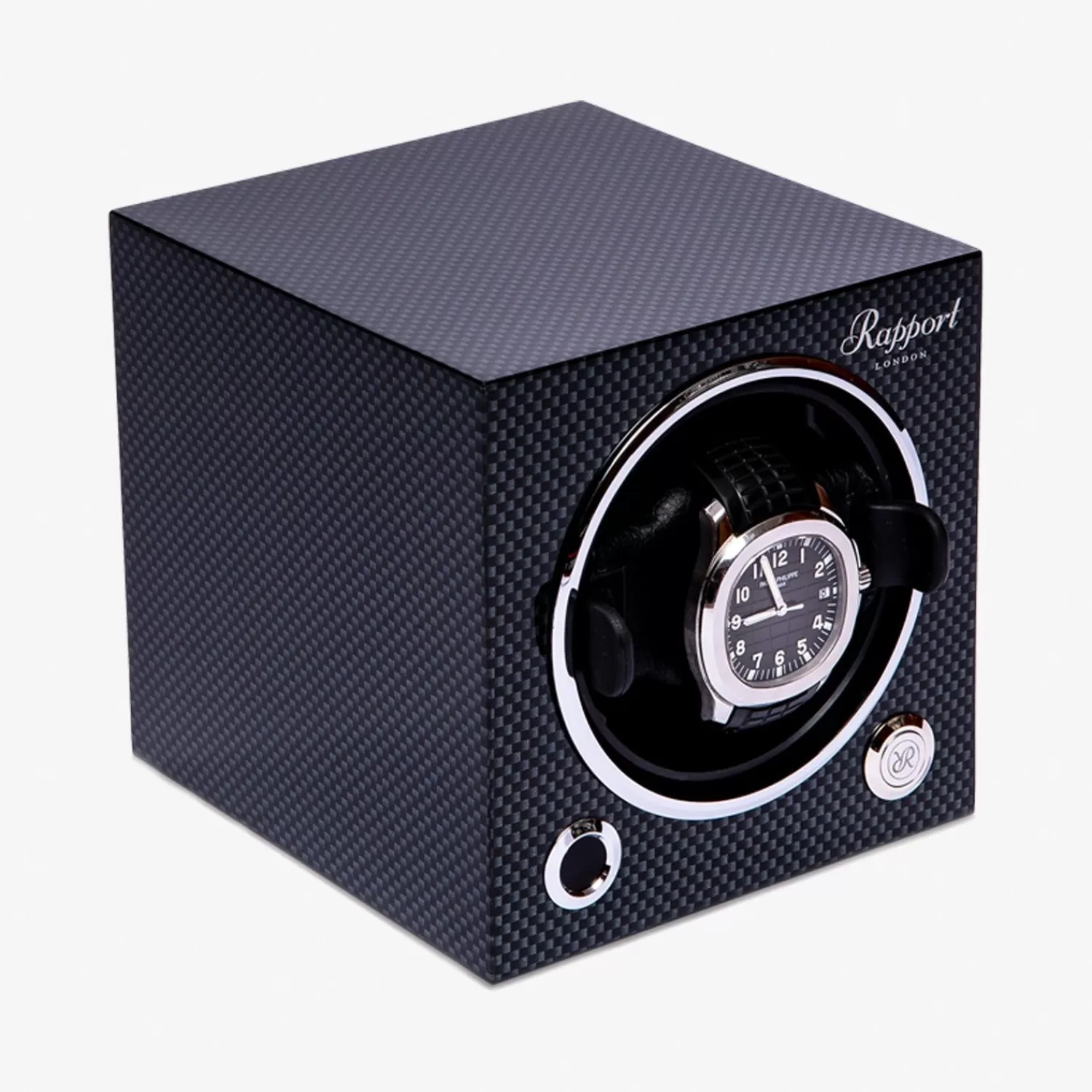 The Alkemistry Rapport Evo Single Watch Winder - Carbon Fibre Fashion