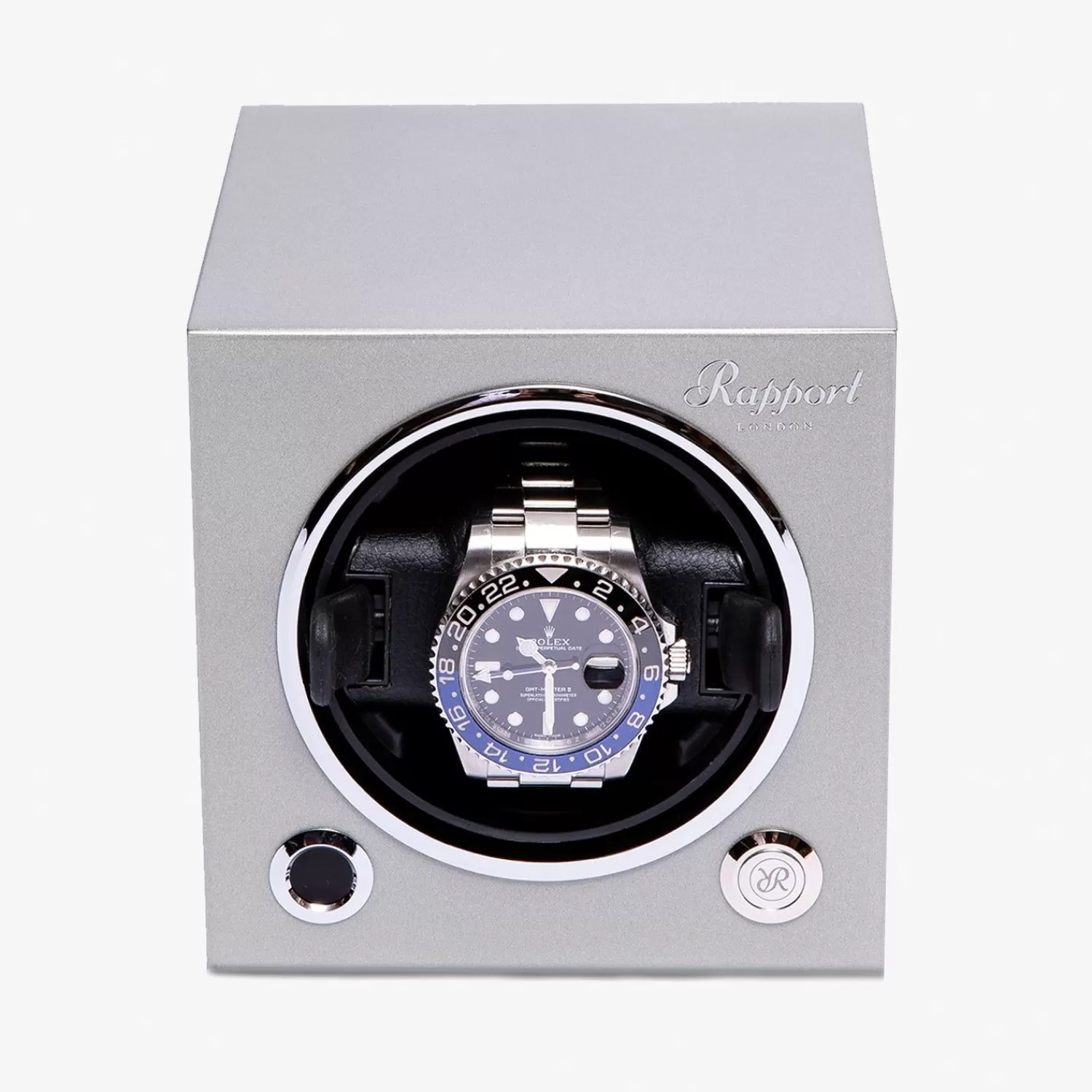 The Alkemistry Rapport Evo Single Watch Winder - Platinum Silver Discount