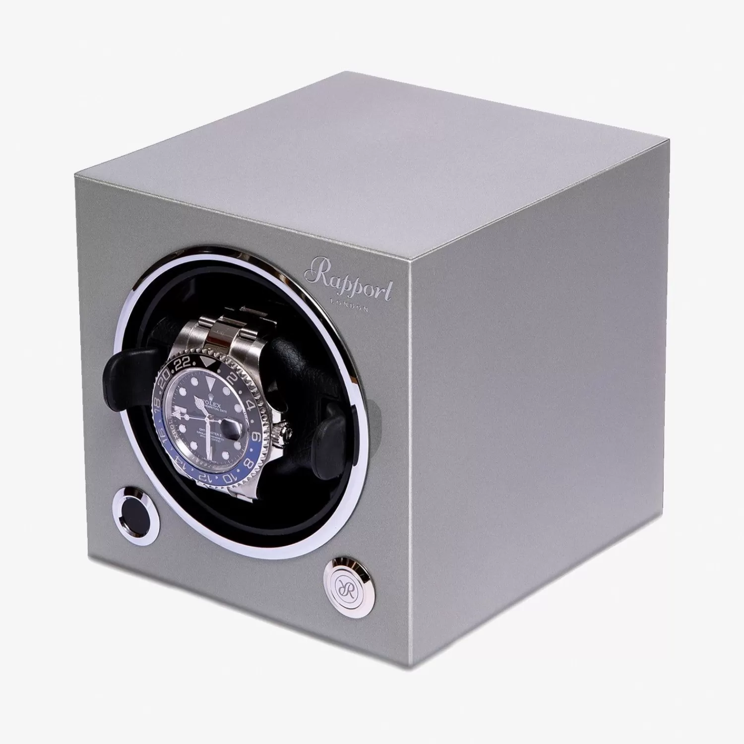 The Alkemistry Rapport Evo Single Watch Winder - Platinum Silver Discount