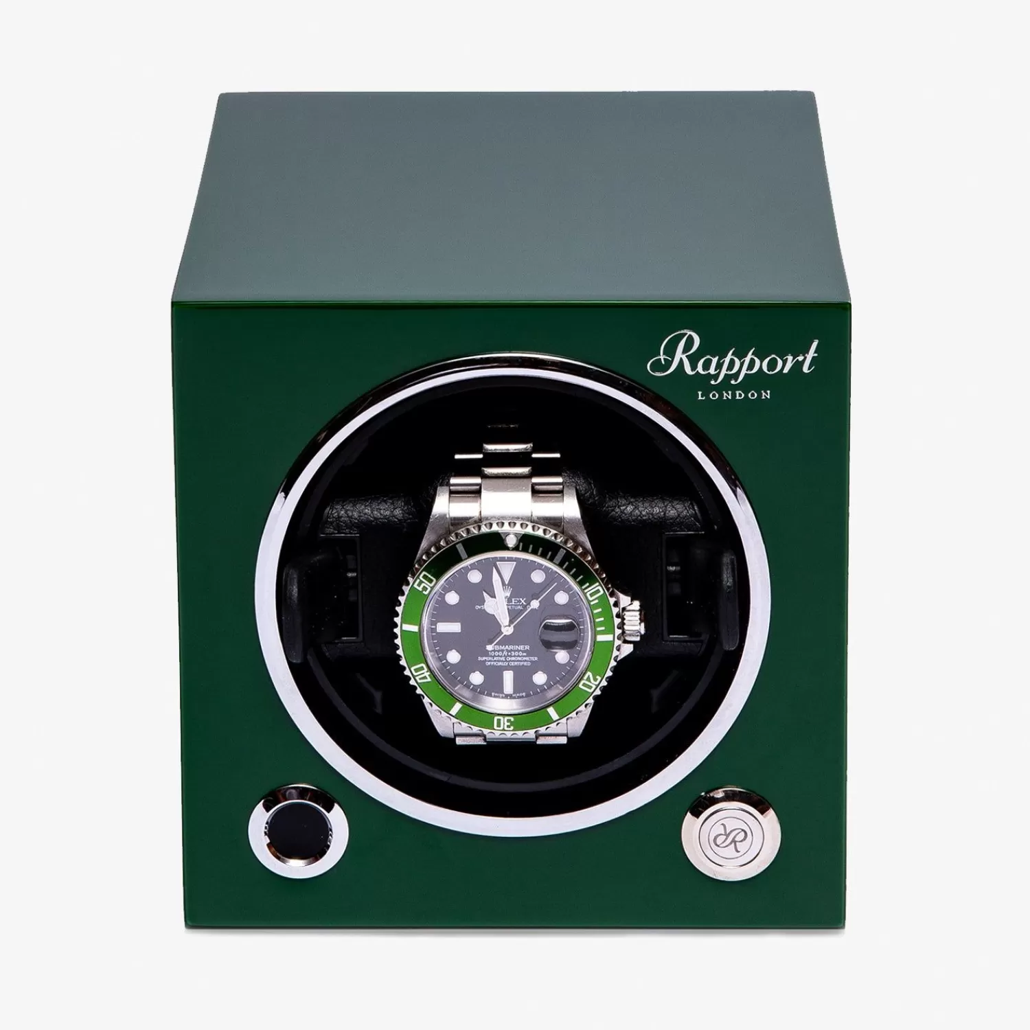 The Alkemistry Rapport Evo Single Watch Winder - Racing Green Best Sale