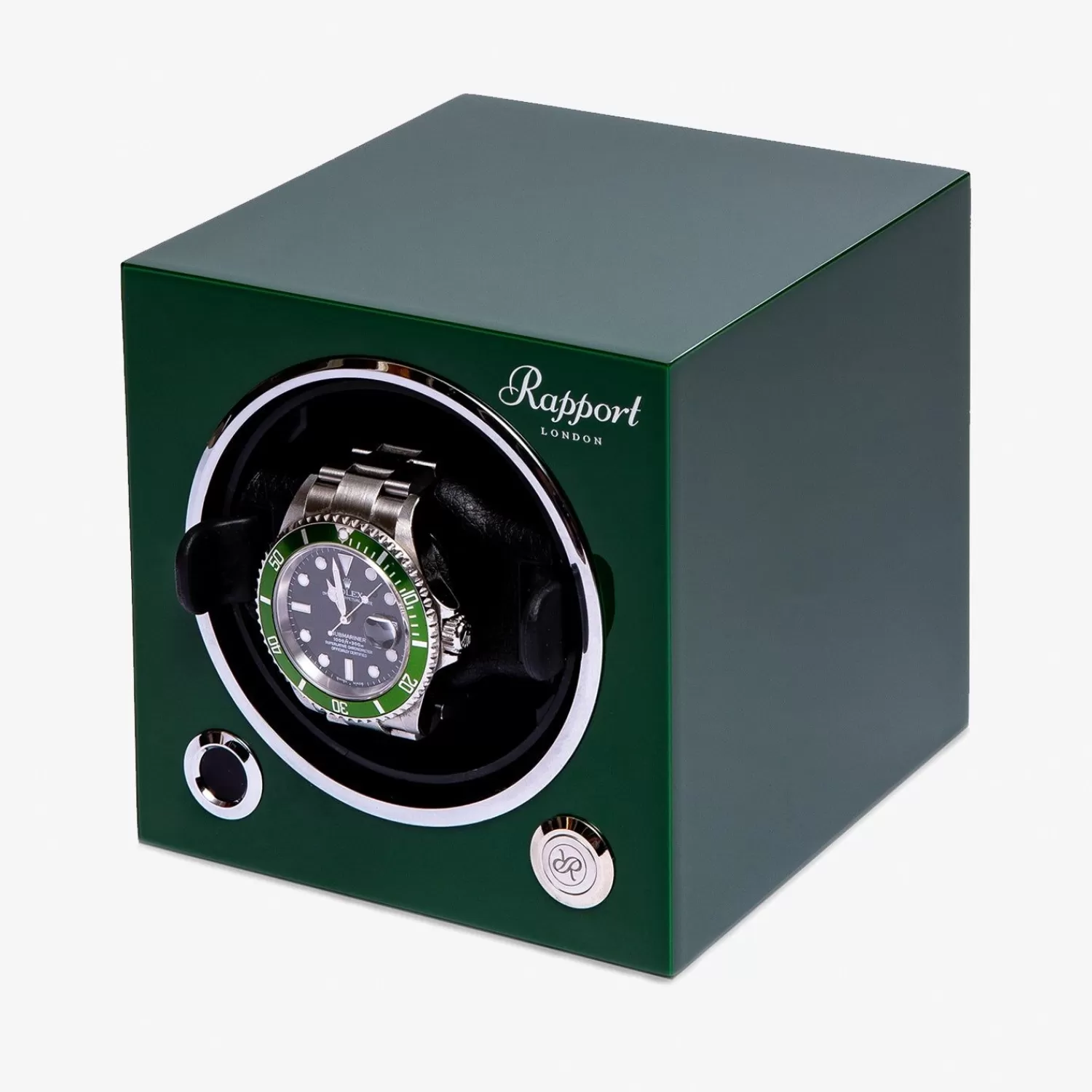 The Alkemistry Rapport Evo Single Watch Winder - Racing Green Best Sale