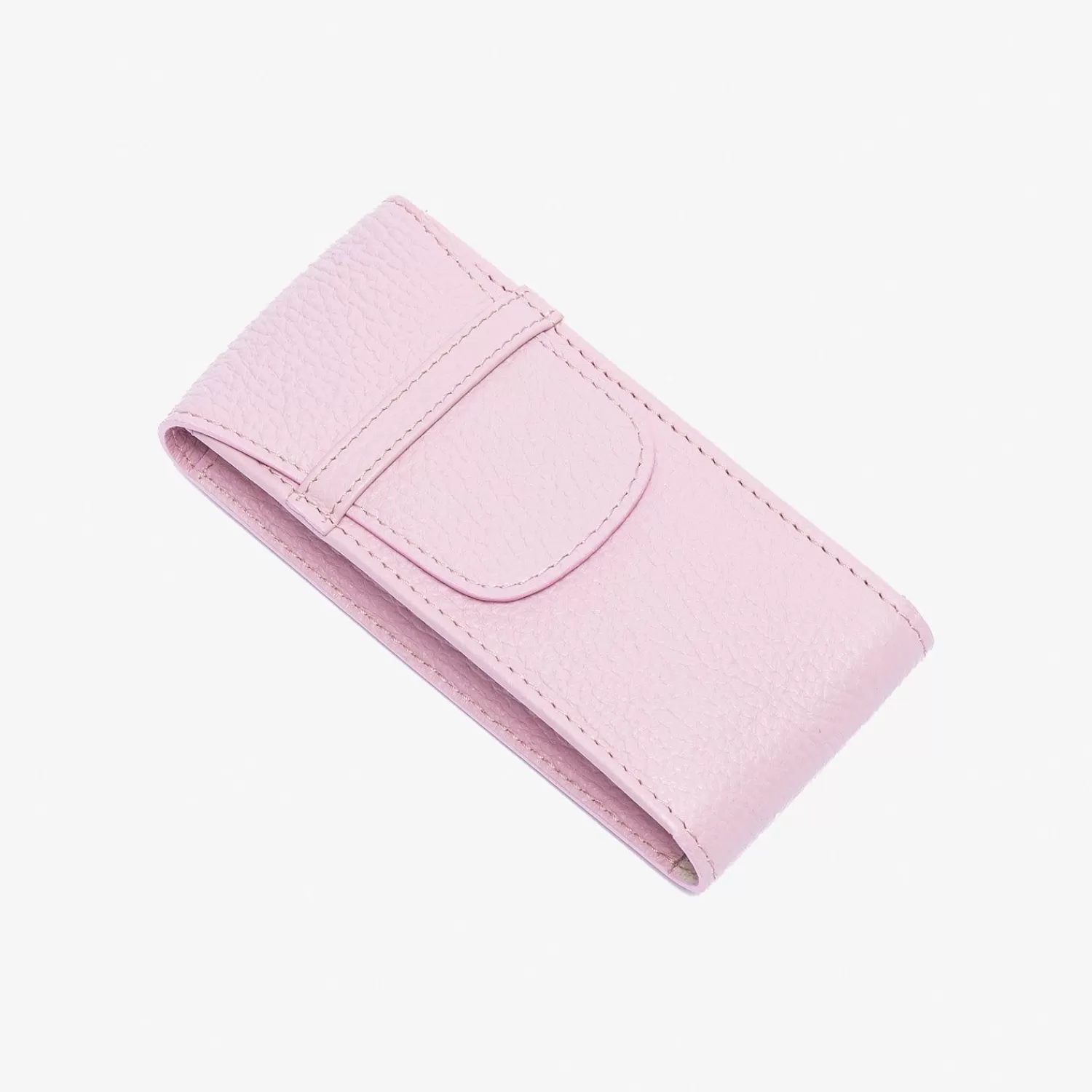 The Alkemistry Rapport Portobello Leather Single Watch Pouch - Pink Shop