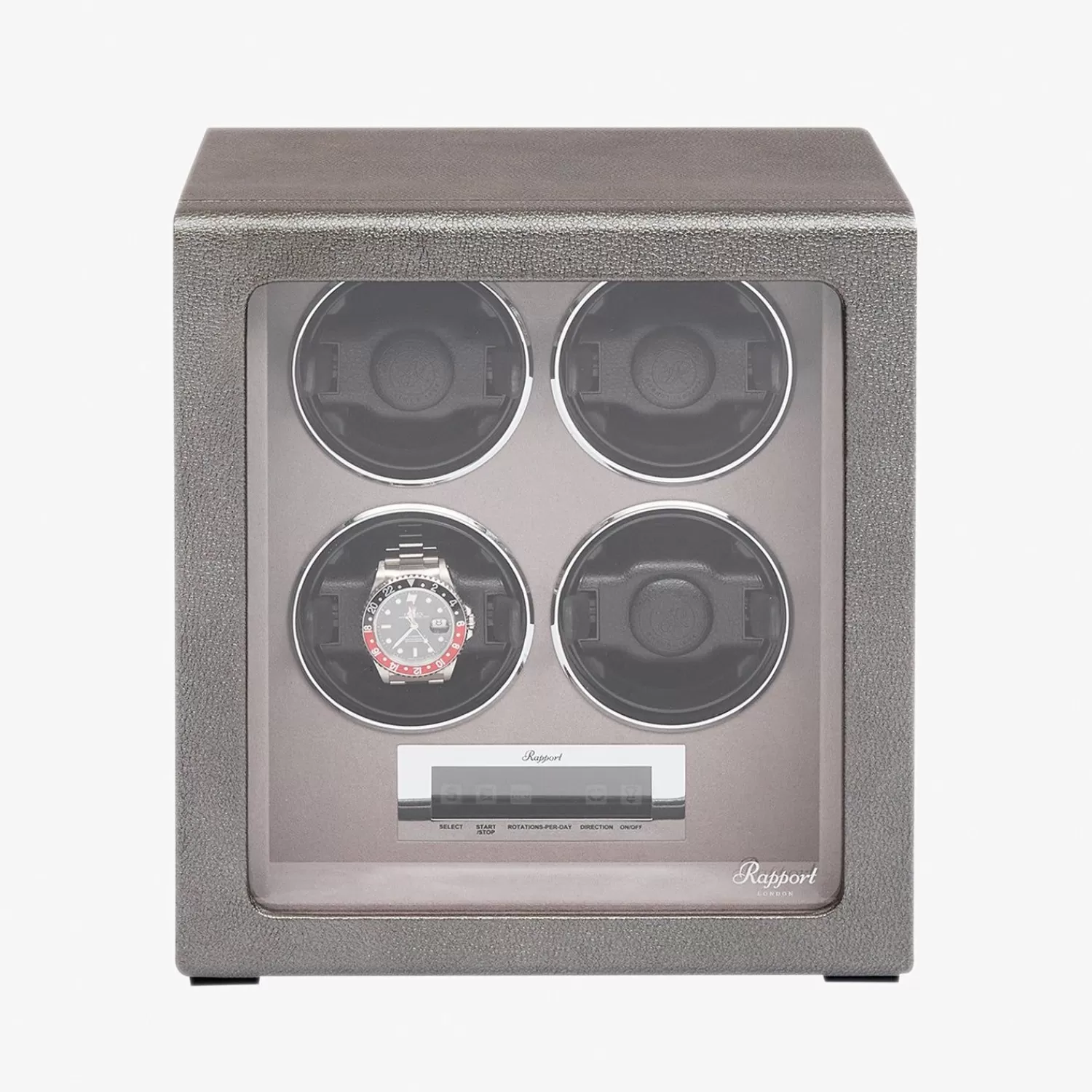 The Alkemistry Rapport Quantum Quad Watch Winder - Silver Fashion