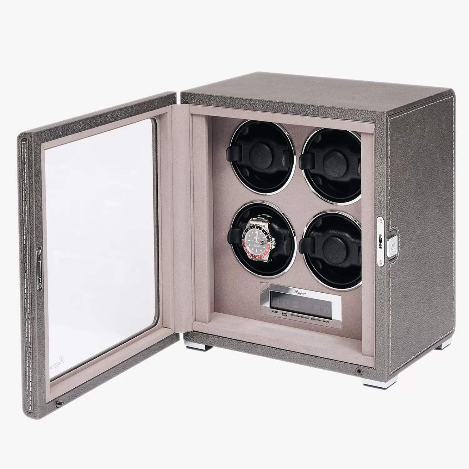 The Alkemistry Rapport Quantum Quad Watch Winder - Silver Fashion