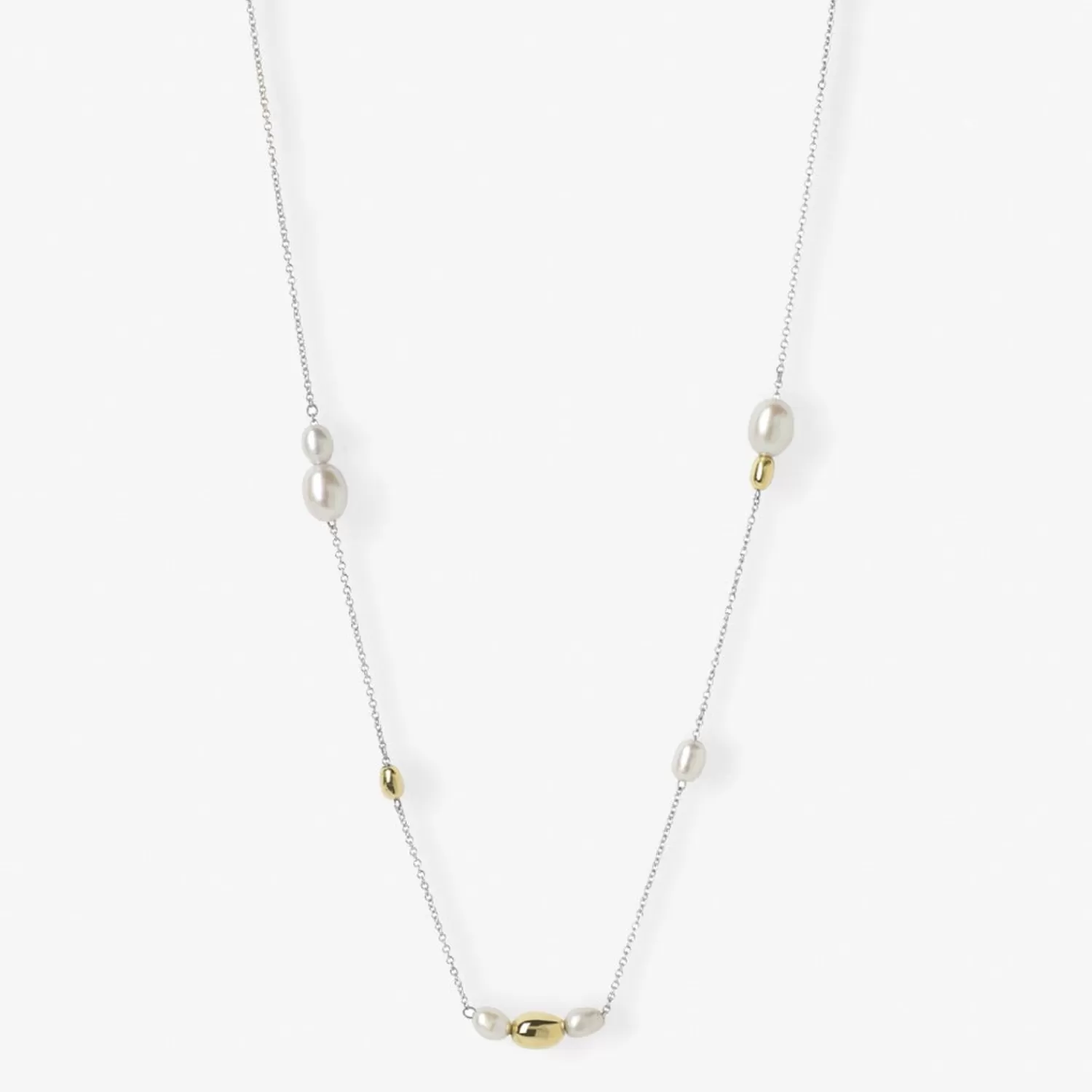 The Alkemistry Vianna - 18Ct Gold, White Pearl And Gold Bead Necklace Store